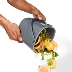 OXO Good Grips Afvalemmer Grijs 3 Liter -Aanbiedingen Keuken Kla Winkel 13295900 Compostemmer3LiterGrijs5 5
