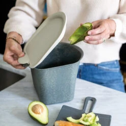 Koziol Tafelprullenbak Bibo Grijs -Aanbiedingen Keuken Kla Winkel 7605 bibo 701 os