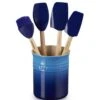 Le Creuset Spatelset - Met Spatelpot - Premium - Azure - 5-delig -Aanbiedingen Keuken Kla Winkel 91057001220000