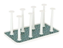 Sareva Afdruiprek Glazen / Flessendroger - Wit - 8 Glazen -Aanbiedingen Keuken Kla Winkel Sareva Glazenhouders 10