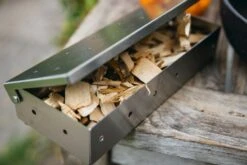 Jay Hill BBQ Smoker Box / Rookbox - RVS - 22 X 9 X 4 Cm -Aanbiedingen Keuken Kla Winkel Smokebox Rookhout 1