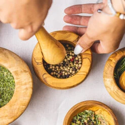 Jay Hill Vijzel Tunea - Olijfhout - ø 11 Cm -Aanbiedingen Keuken Kla Winkel TuneaHand 12