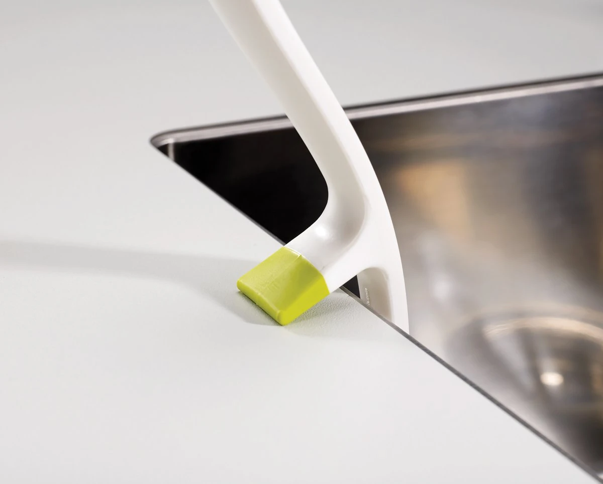 Joseph Joseph Afwasborstel Met Gootsteensteun - Edge - Antraciet 5 Joseph Joseph Afwasborstel Met Gootsteensteun - Edge - Antraciet - Afbeelding 4