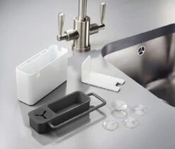 Joseph Joseph Gootsteenorganiser - Caddy - Antraciet -Aanbiedingen Keuken Kla Winkel joseph joseph gootsteenorganiser sink aid 1