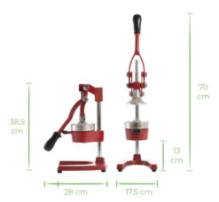 Sareva Citruspers - Gietijzer - Hevelmodel - Rood -Aanbiedingen Keuken Kla Winkel red 1@2x 80